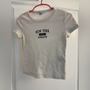 Tilly’s Full tilt girls tee- New York Athletic Kids' Tee - White XS